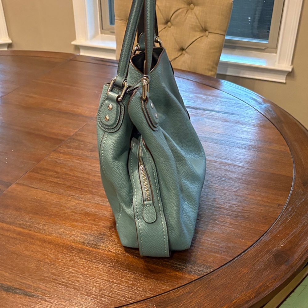 Coach Green Leather Hobo Bag - Picture 4 of 7